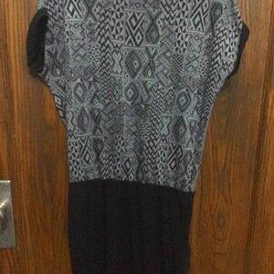 Grey and black summer dress